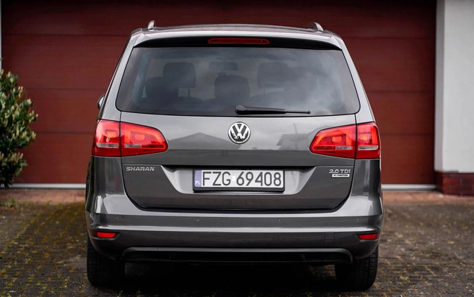 Volkswagen Sharan cena 55900 przebieg: 299300, rok produkcji 2014 z Żagań małe 211